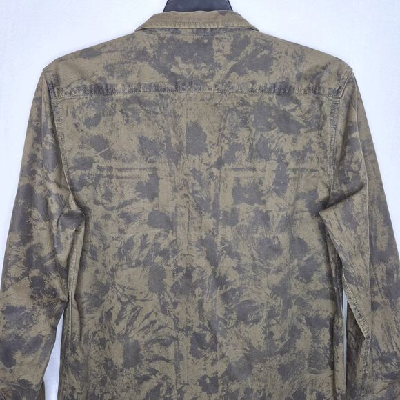 Quiksilver Olive Camo Shirt Jacket Size Medium - Picture 9 of 10